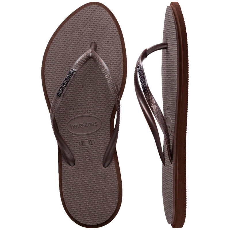 Sandalias de Mujer Havaianas Slim Point Marrón Café