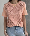 Remera Georgia salmón