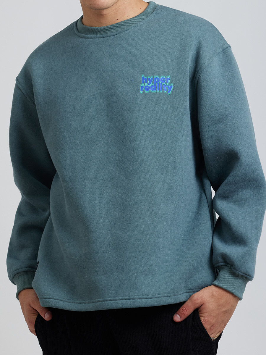 SWEATER PERIL DIXIE - Azul Piedra 