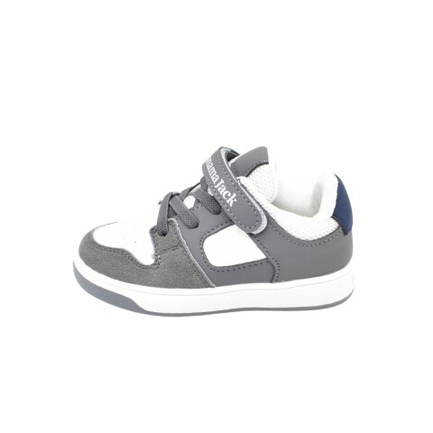 ZAPATO 22-28 WHT/GREY