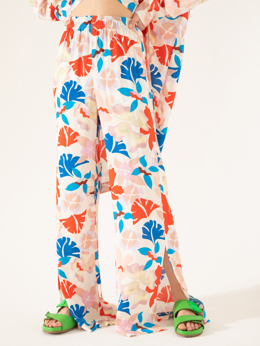 Pantalon fiore - Multicolor 