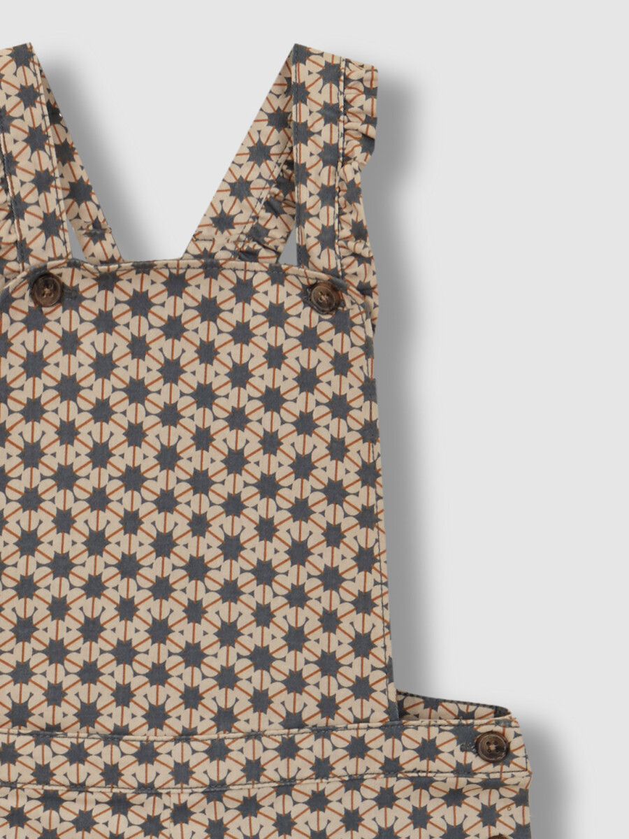 Peto Estampado Estampado Gris Oscuro