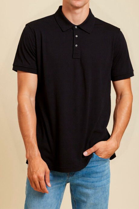 T-SHIRT POLO CORBIN Negro