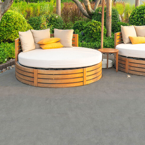 PORCELANATO 64X64 GRIS CEMENTICIO ANTIDESLIZANTE RECTIFICADO GRIS