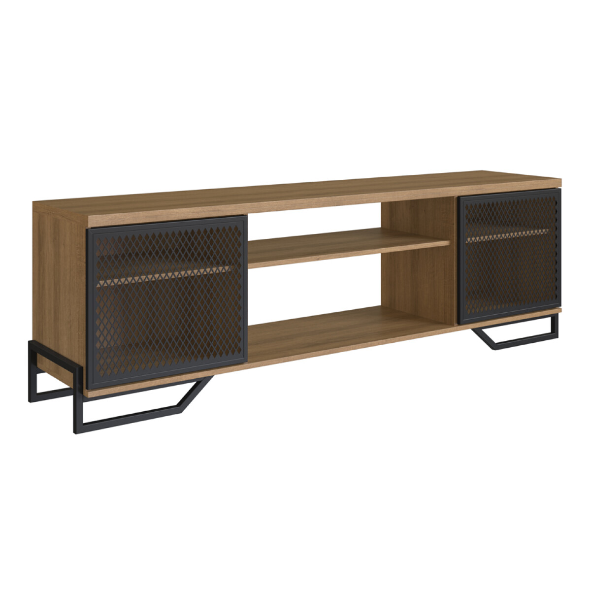 Rack - Color miel - Puerta industrial 