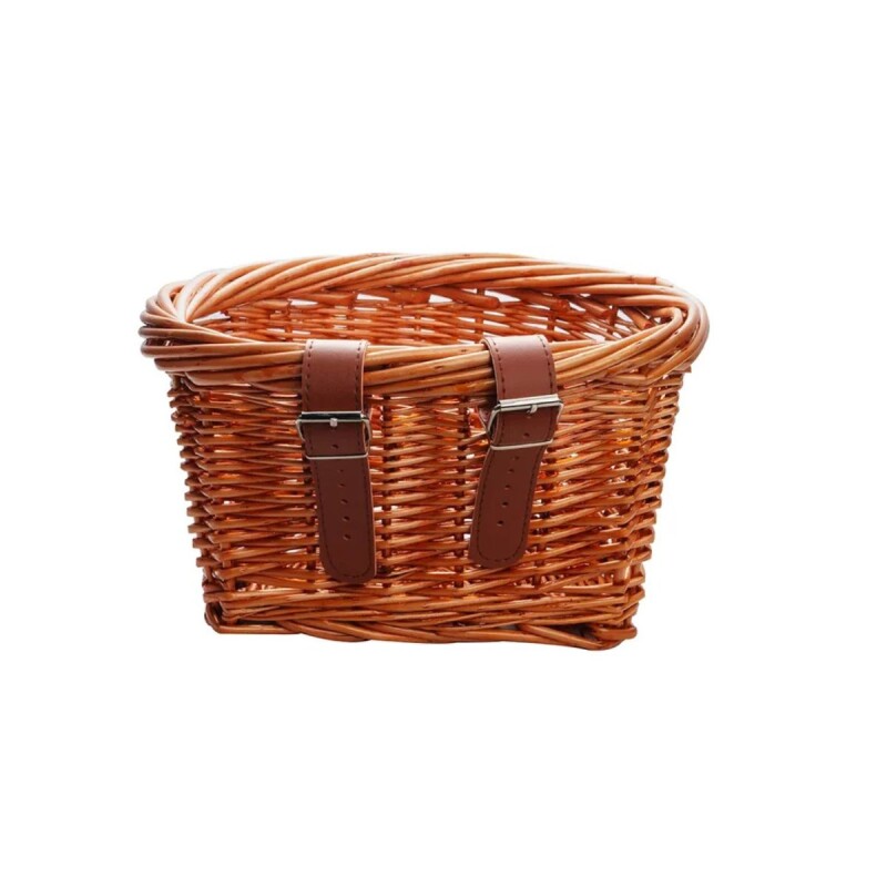 Canasto de ratán clásico para bicicleta, monopatin o triciclo Canasto De Ratán Clásico Para Bicicleta, Monopatin O Triciclo