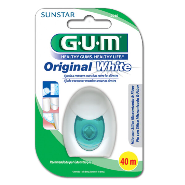 Hilo Dental Blanqueador 2040 GUM Hilo Dental Blanqueador 2040 GUM