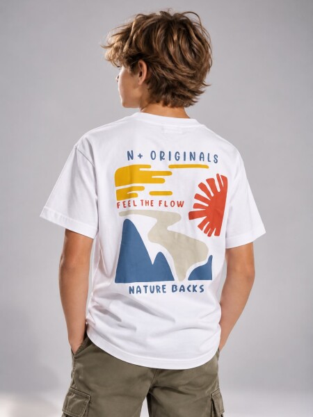 T-SHIRT N.SAILS 1513 M.C NIÑO fee BLANCO