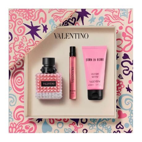 Perfume Valentino Born in Roma Donna 100ml + Body Lotion 50ml + Travel Size 10ml Perfume Valentino Born in Roma Donna 100ml + Body Lotion 50ml + Travel Size 10ml