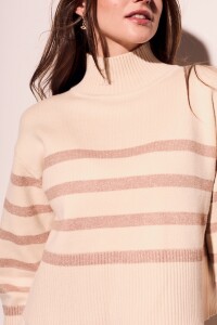 Polera Rayada Raya Rosa