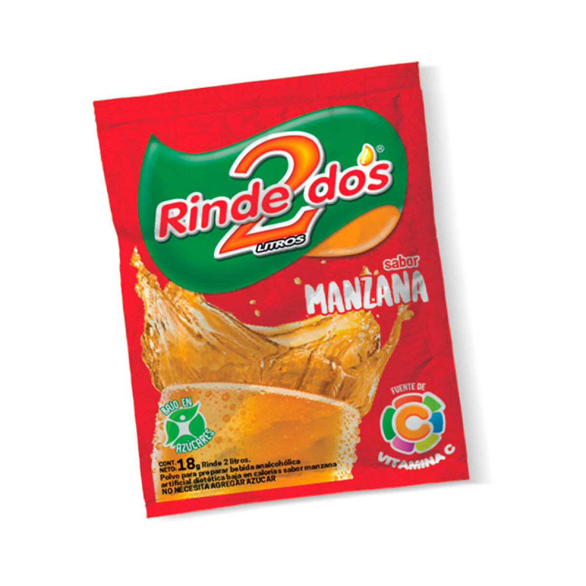 Jugo RINDE DOS Pack 20 Unidades - Manzana 