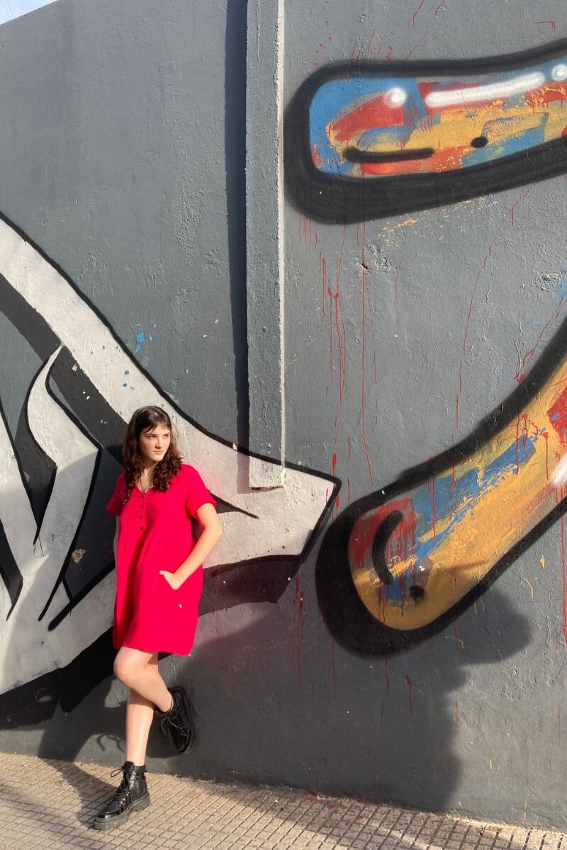 Maria Botones Fucsia