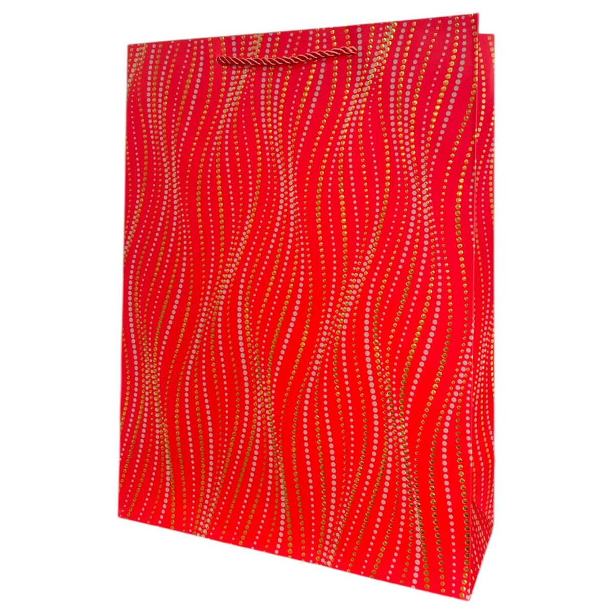 Bolsa Top Grande - Diseño Puntillismo Roja 