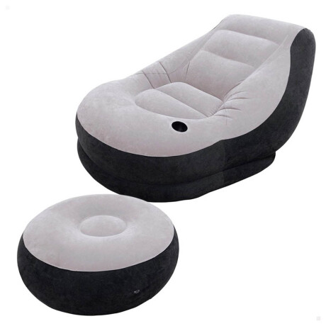 Set Intex Sillón + Apoya Pies Puff Asiento Inflable Set Intex Sillón + Apoya Pies Puff Asiento Inflable