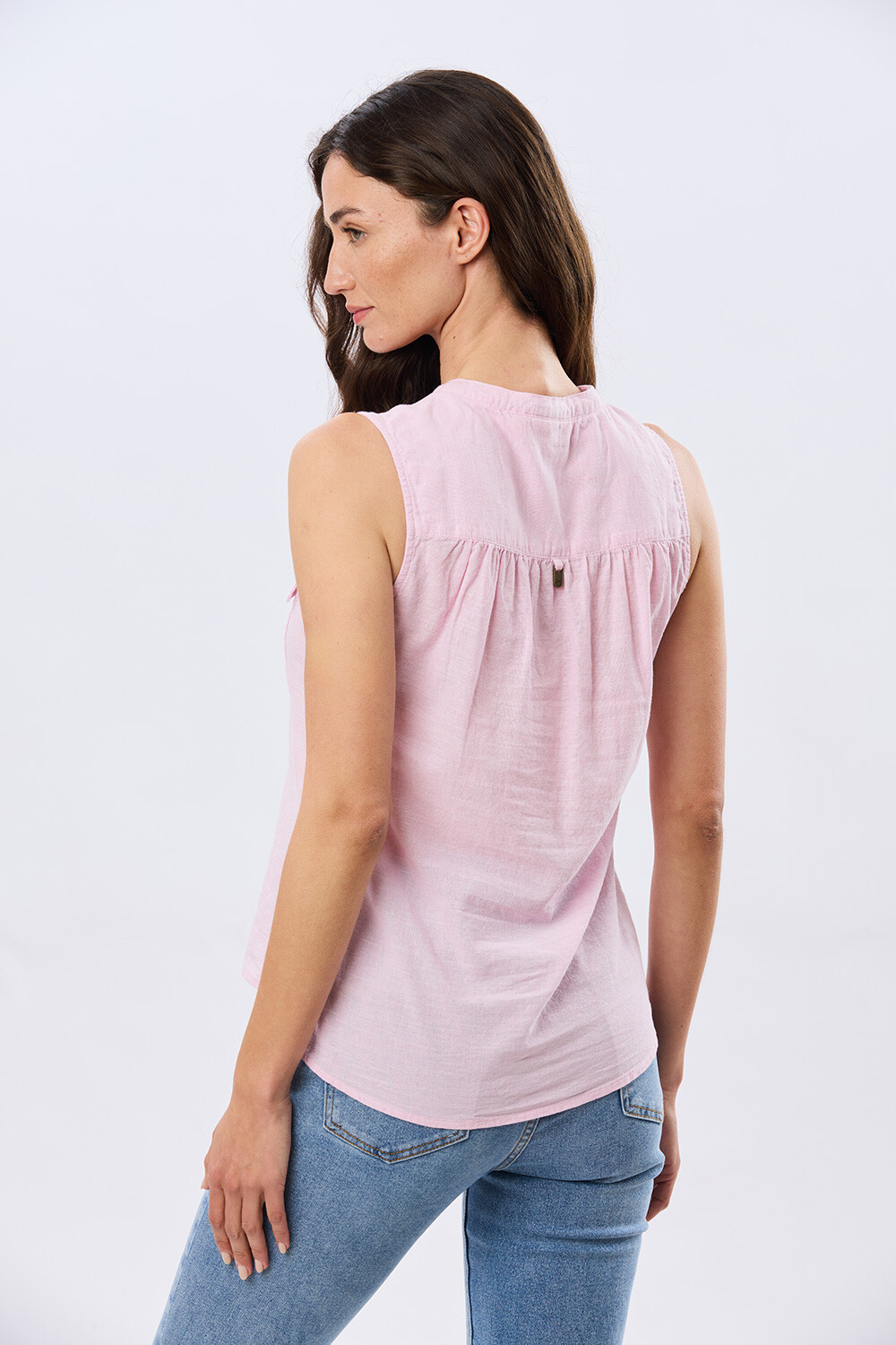 CAMISA DE LINO Rosa