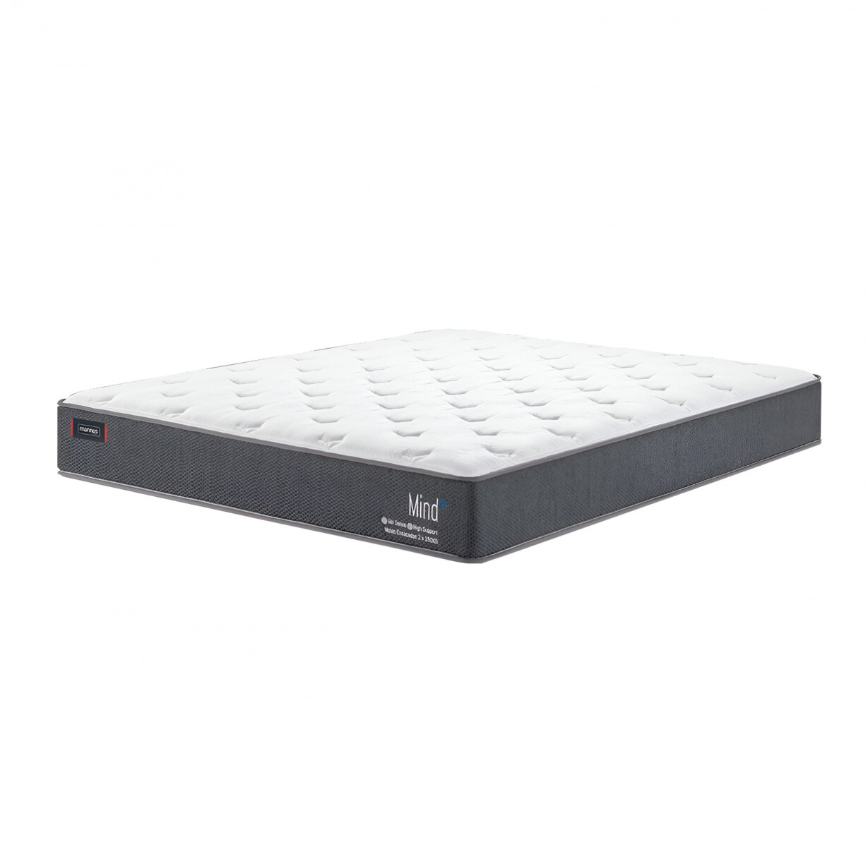 Colchón 2 Plazas Resortes Pocket y espuma - Mind - Mannes 