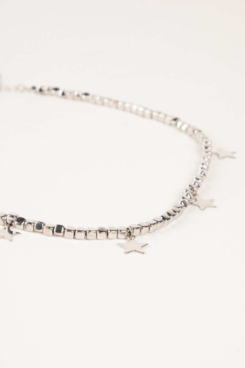 COLLAR BALTE Plateado