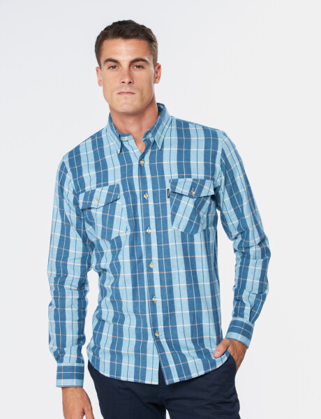 CAMISA DE VIYELA A CUADROS Verde