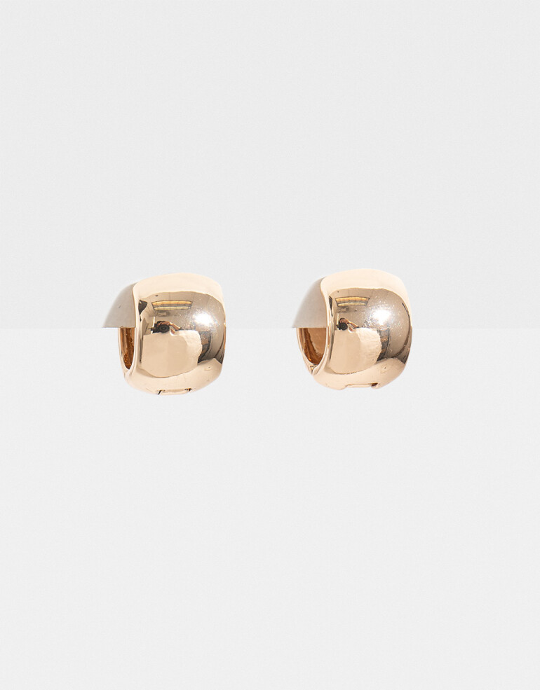 Aros Argollas Metal Argollas De Metal - Dorado