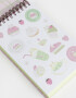 Anotadores Cuadernos y Memos Foodie Memo Anotador "matcha Girly" - Fucsia Claro