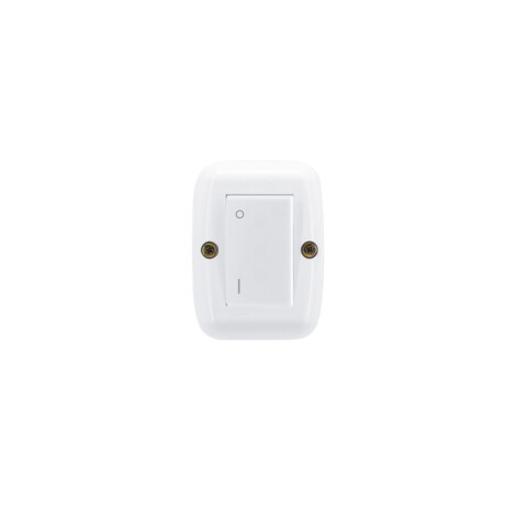 CAJA EXTERIOR CON BIPOLAR ATENEA Caja Exterior con Interruptor Bipolar Atenea Blanco