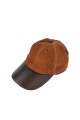 Gorro de cuero Tostado