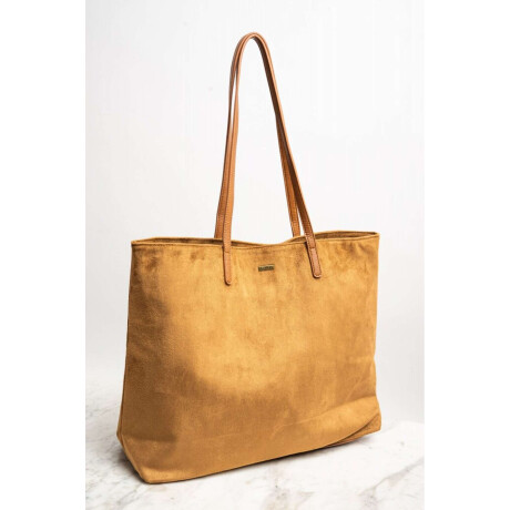 Travel Bag Gamuza Vegana Camel