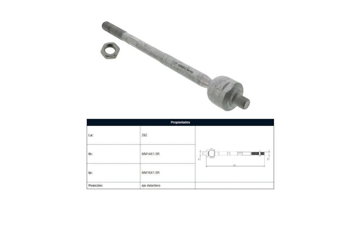 Mate Volvo S40 04-25 Der/Izq Mate Volvo S40 04-25 Der/Izq