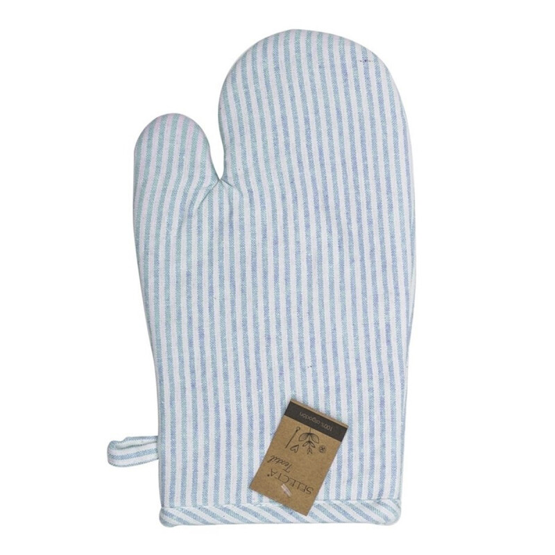 Manopla de algodón reforzado AZUL