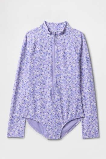 Traje De Baño Manga Larga Niña Warm Violet 568