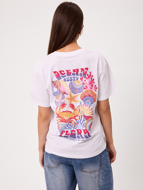 T-SHIRT MARLENA RUSTY Blanco