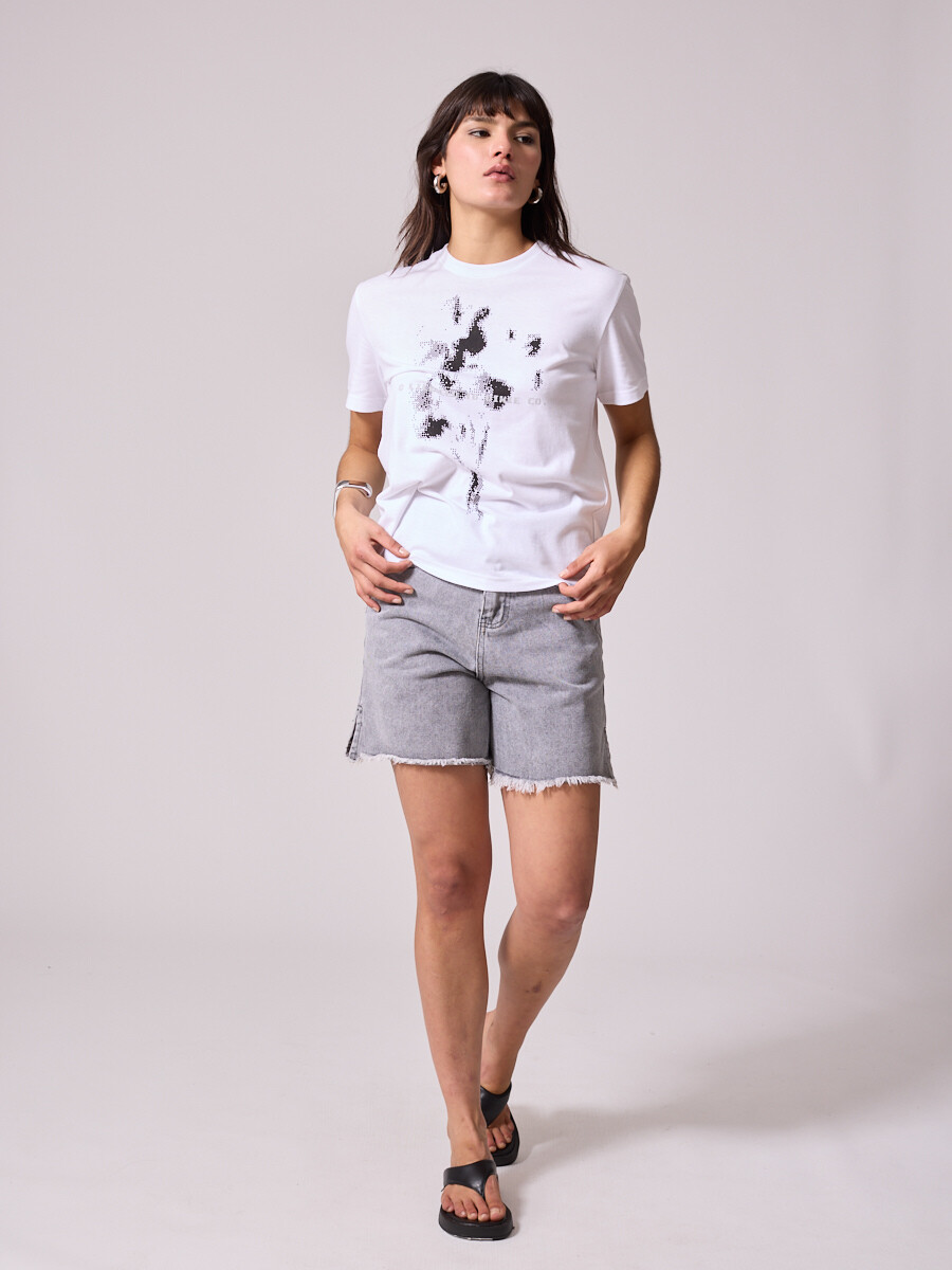 SHORT JEAN INRI DIXIE Gris Claro