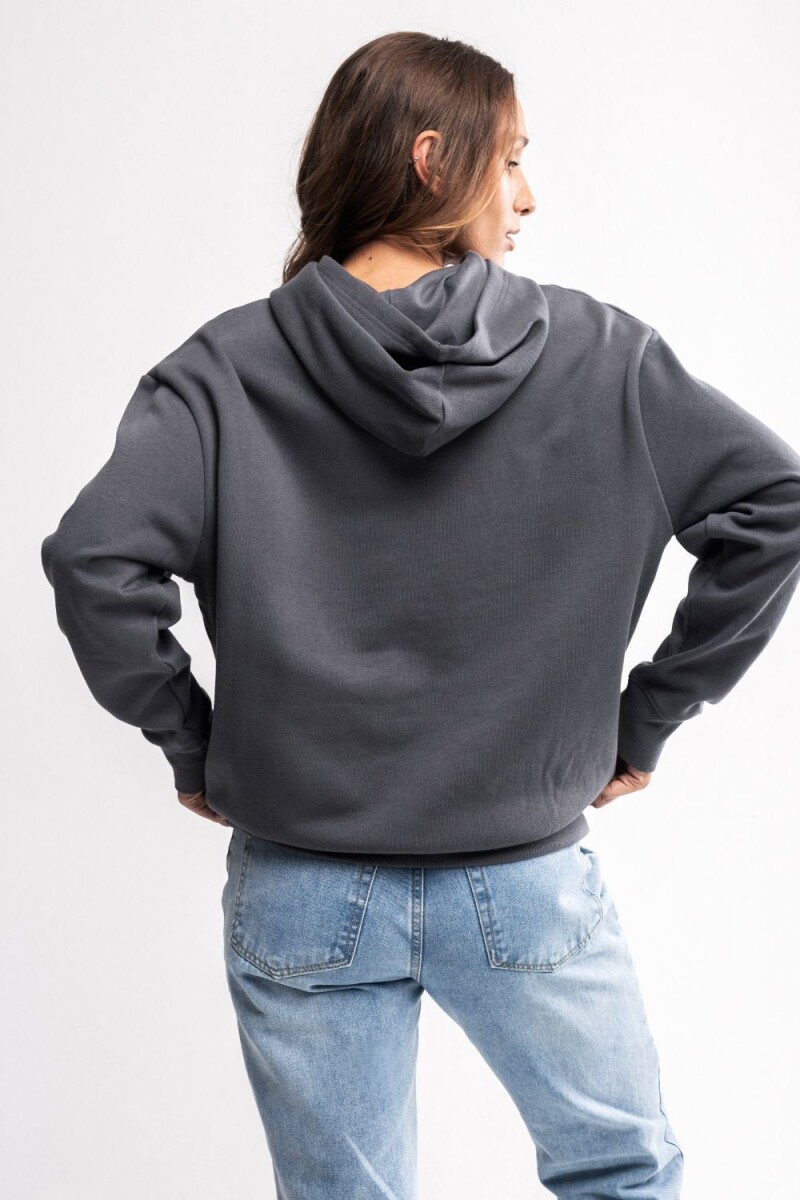 Canguro oversize Genova Gris oscuro