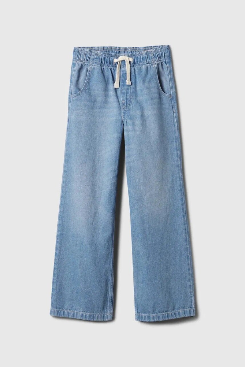 Jean Easy Wide Pull On Niña Medium Wash