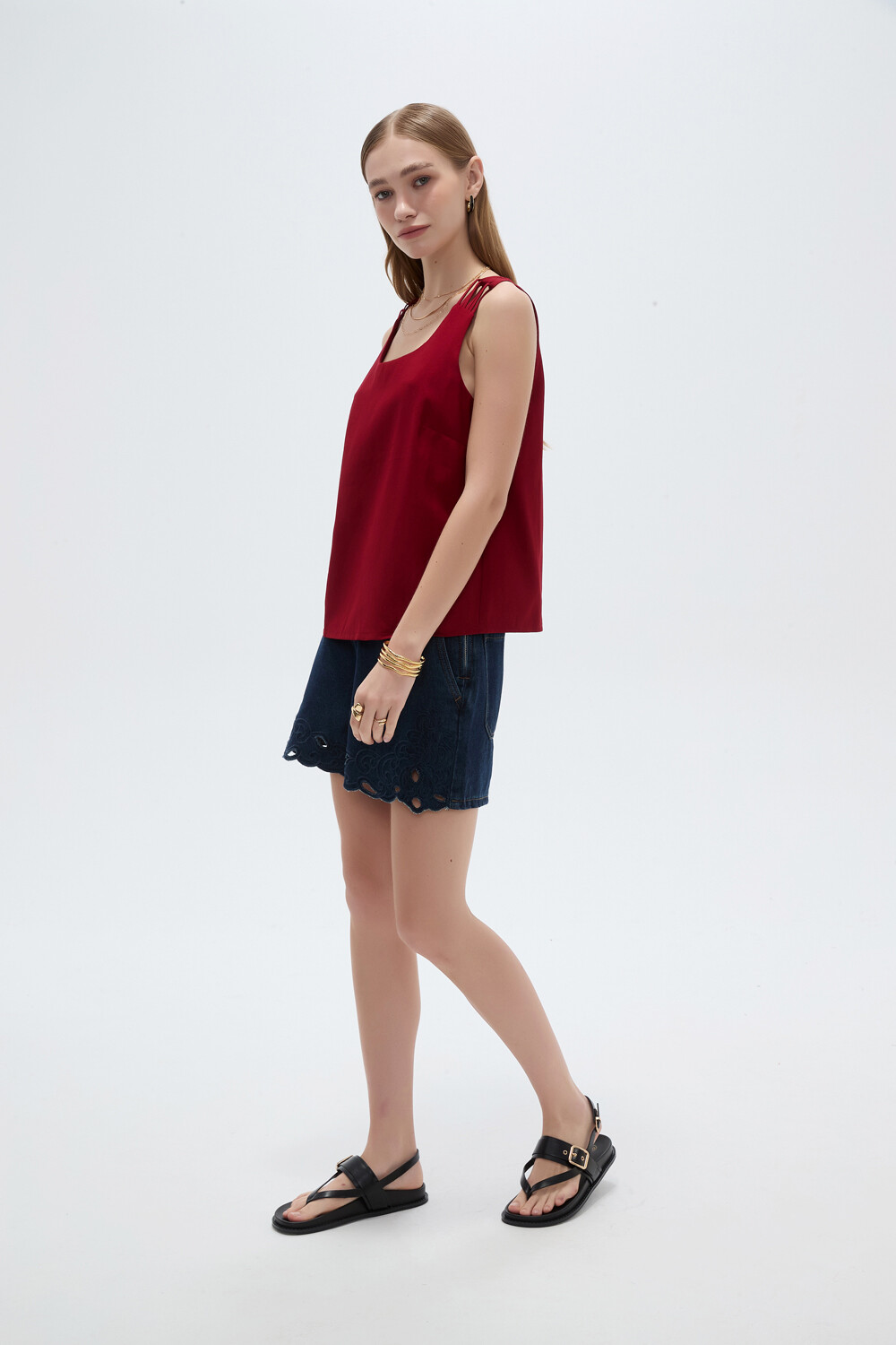 Musculosa Henu Bordeaux