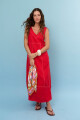 VESTIDO LINO VIVI ROJO