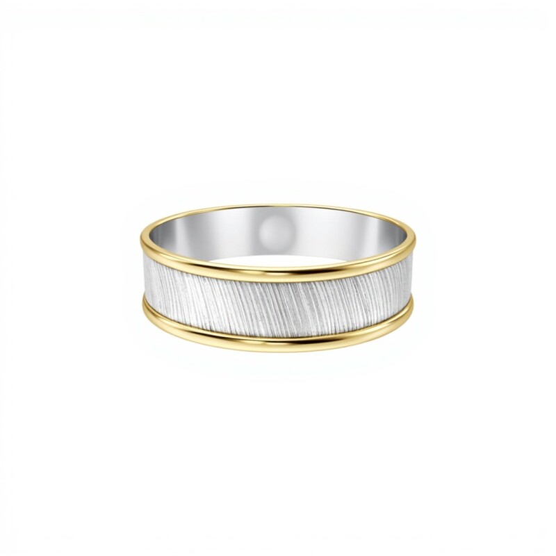 Esclava Cinta -Plata y Oro-Sin piedra-ES5025 sinpiedra