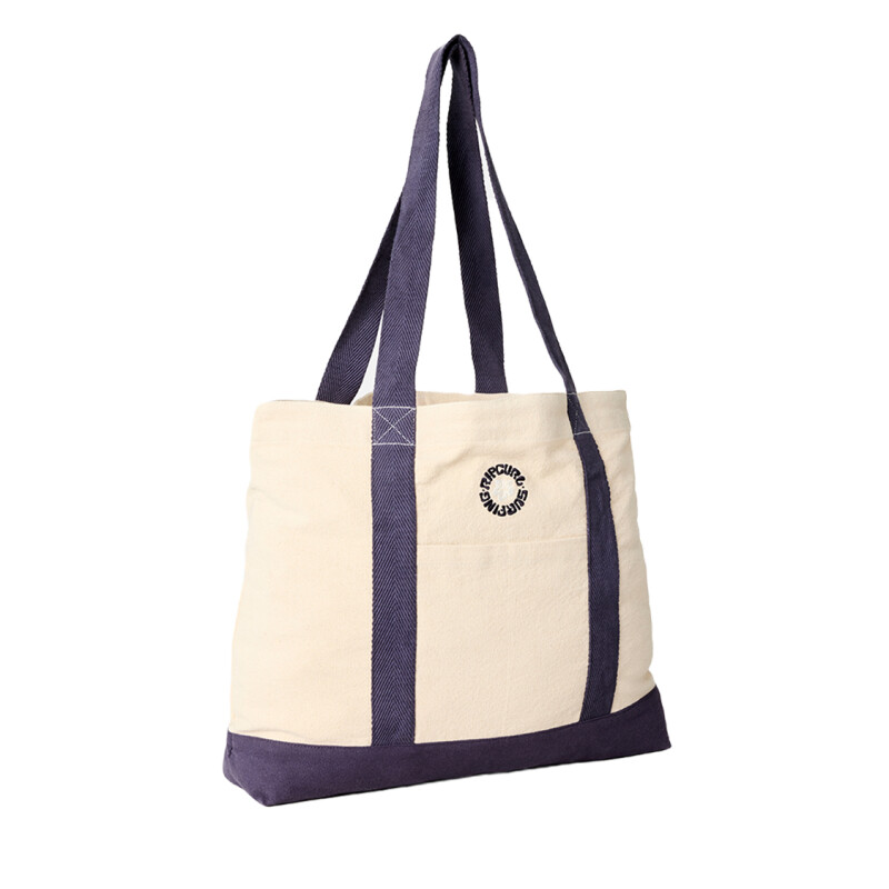 Bolso de mano Rip Curl Mixed Logo Tote - Beige Bolso de mano Rip Curl Mixed Logo Tote - Beige