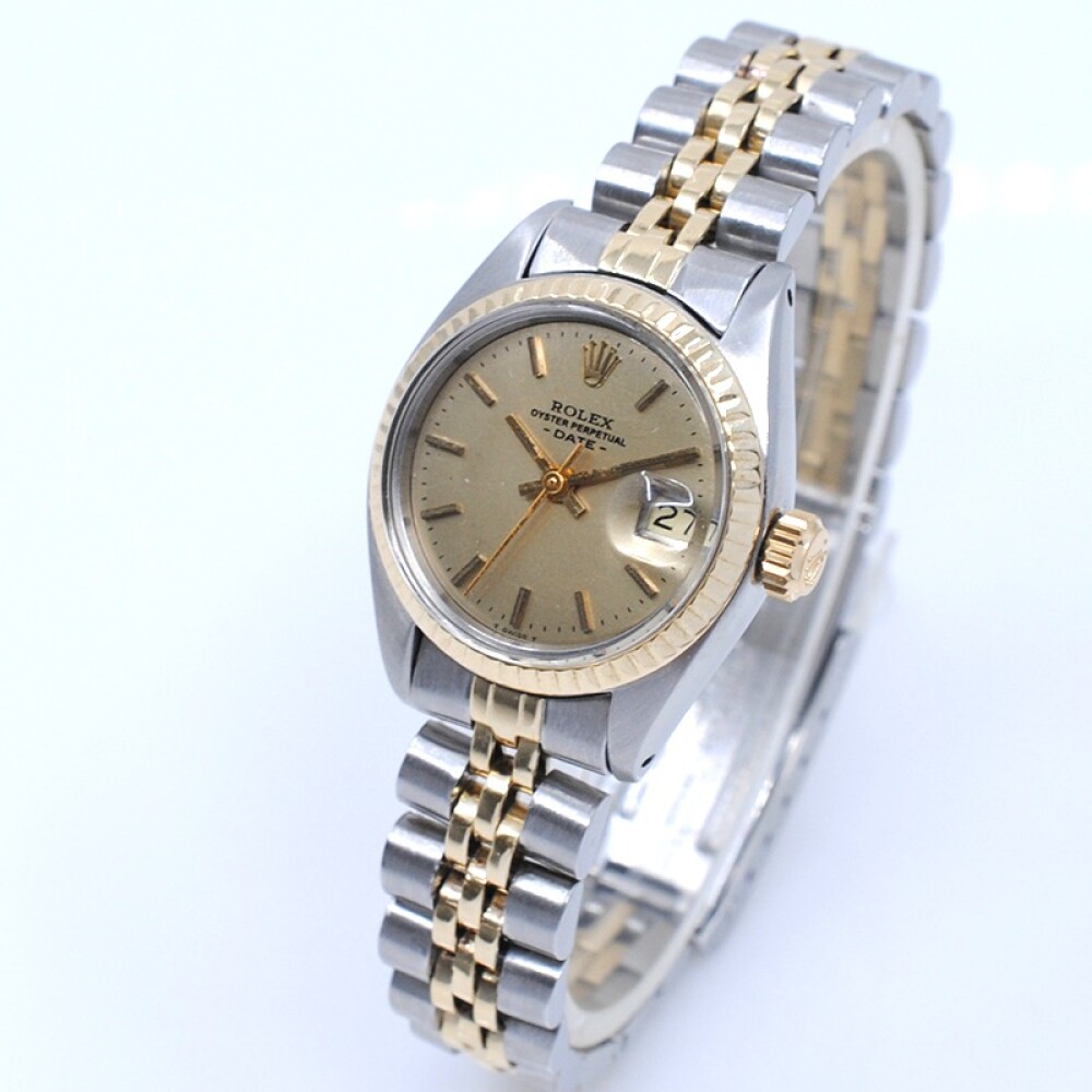 Rolex date dama 6917 acero y oro 26 mm año 1980 Rolex date dama 6917 acero y oro 26 mm año 1980