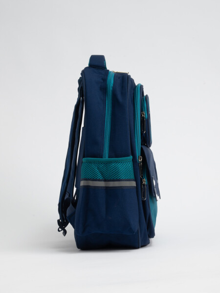Mochila Bolsillos Azul Marino