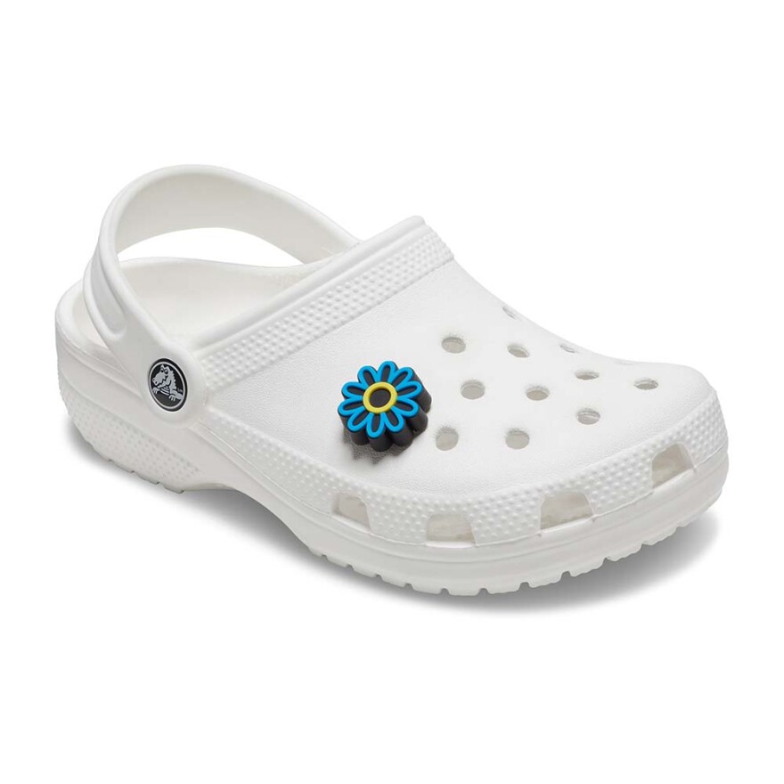 Jibbitz Lights Up Electric Blue Daisy Multicolor