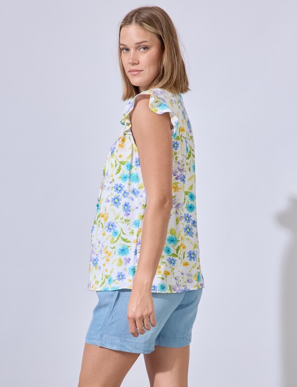 Blusa Spring MULTI/AZUL