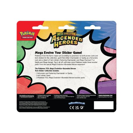 Pokémon Tech Sticker Collection Ascended Heroes - Gastly Pokémon Tech Sticker Collection Ascended Heroes - Gastly