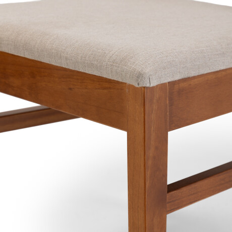 Silla Loop - Tela Rústica Beige / Grapa