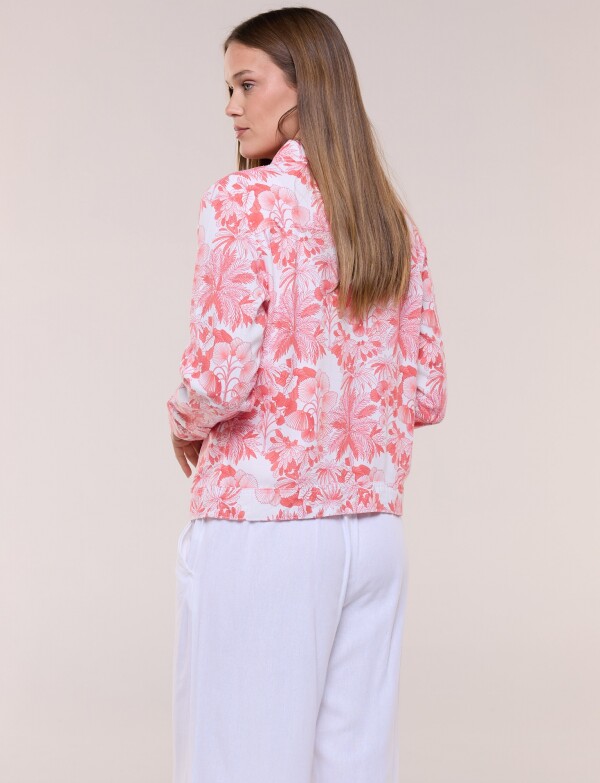 Camperita Lino CORAL/MULTI