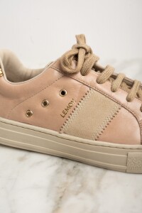 Zapatilla Cuero Rosa Viejo