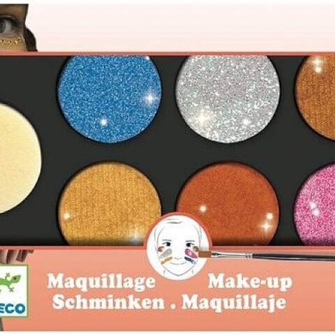 DJ0923 Pintura De Cara X6 Colores Djeco Modelo Metallic