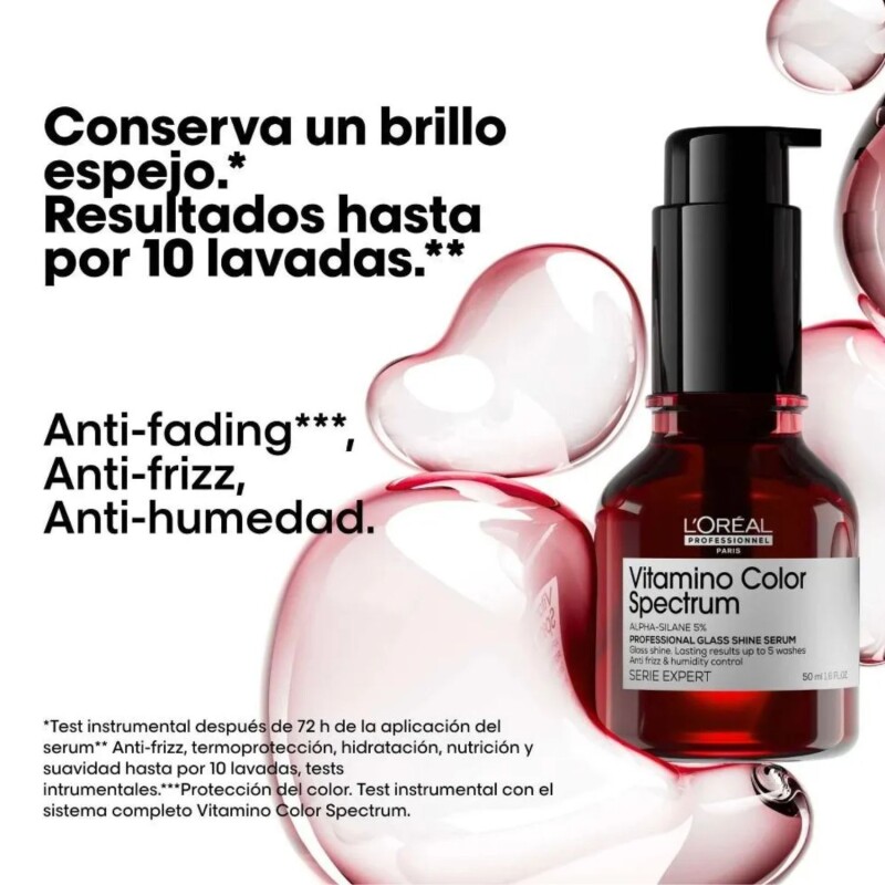Sérum L'Oréal Professionnel Vitamino Color Glass Shine 50ml Para Cabello Teñido Sérum L'Oréal Professionnel Vitamino Color Glass Shine 50ml Para Cabello Teñido