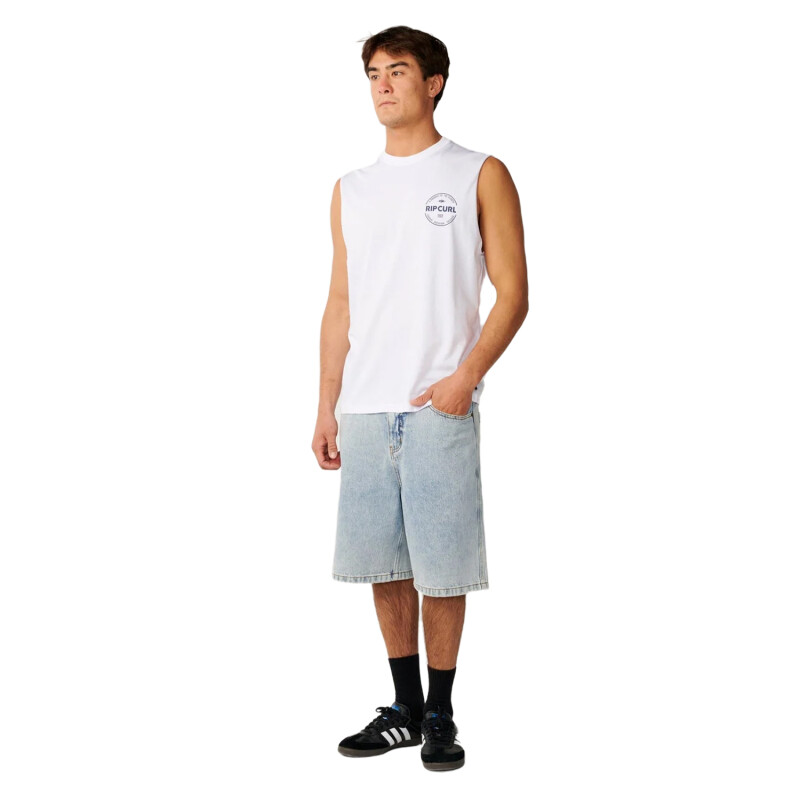 Musculosa Rip Curl Staple Muscle - Blanco Musculosa Rip Curl Staple Muscle - Blanco