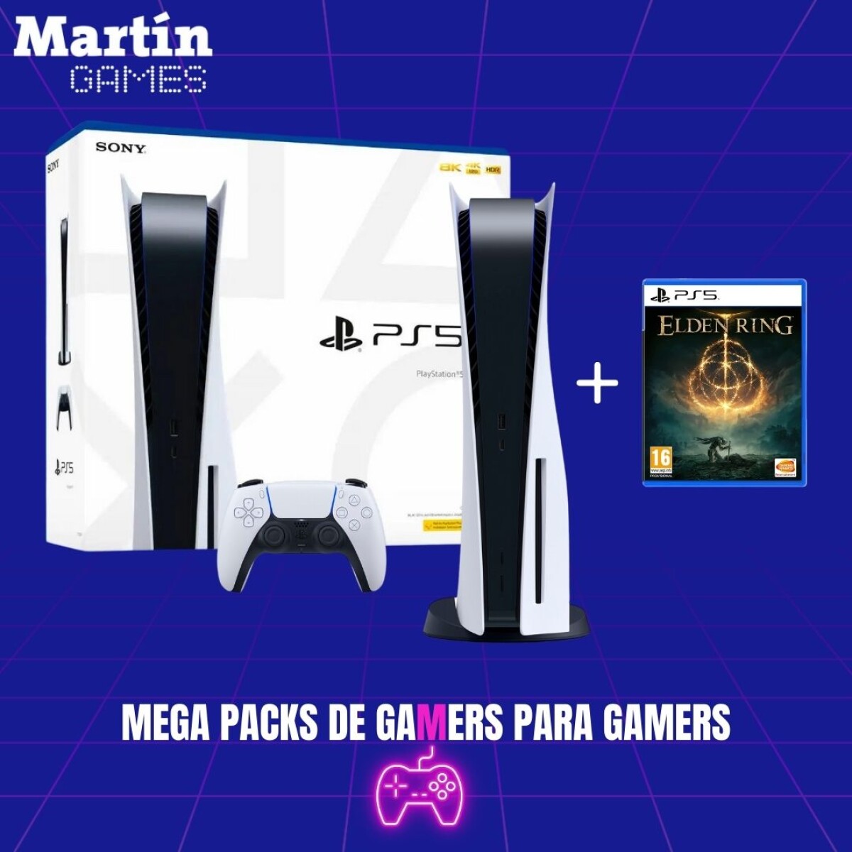 PS5 PLAYSTATION 5 SLIM 0KM CON LECTORA + ELDEN RING 